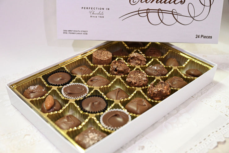 Box of Stefanelli's Candies assorted nuts and chewies 