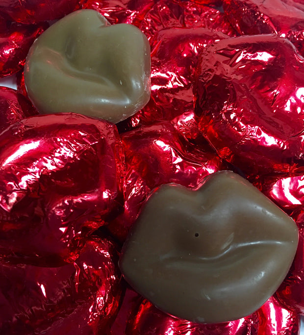 Foiled Chocolate Miniature Lips