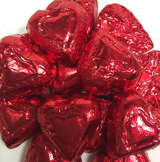 Foiled Miniature Chocolate Hearts