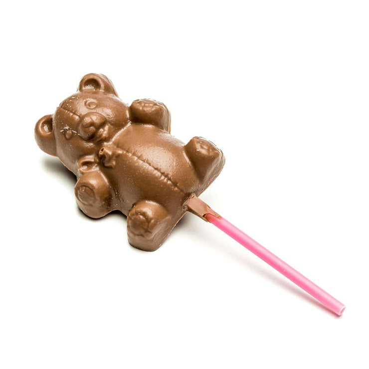Milk Chocolate Teddy Bear Sucker
