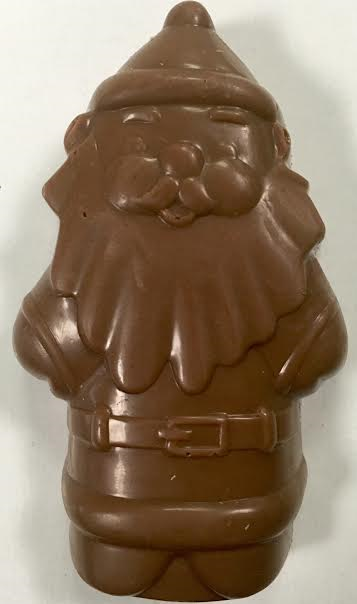 Milk Chocolate Covered Peanut Butter Santa