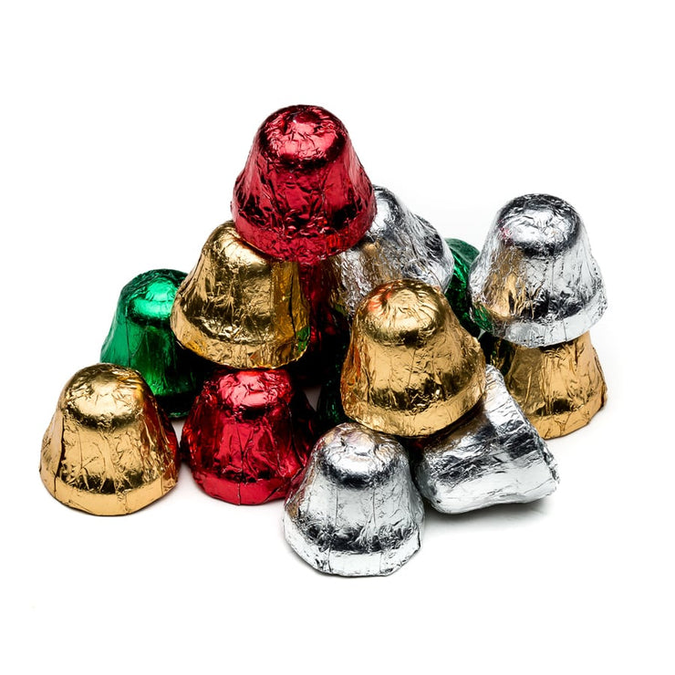 stefanelli's chocolate foil wrapped christmas bells