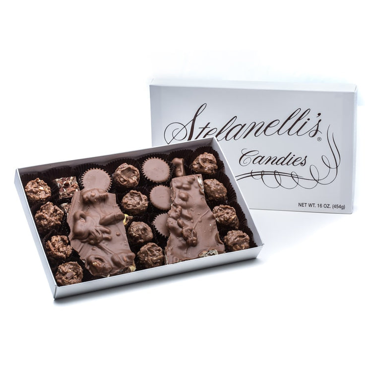 stefanelli's milk chocolate nut assortment