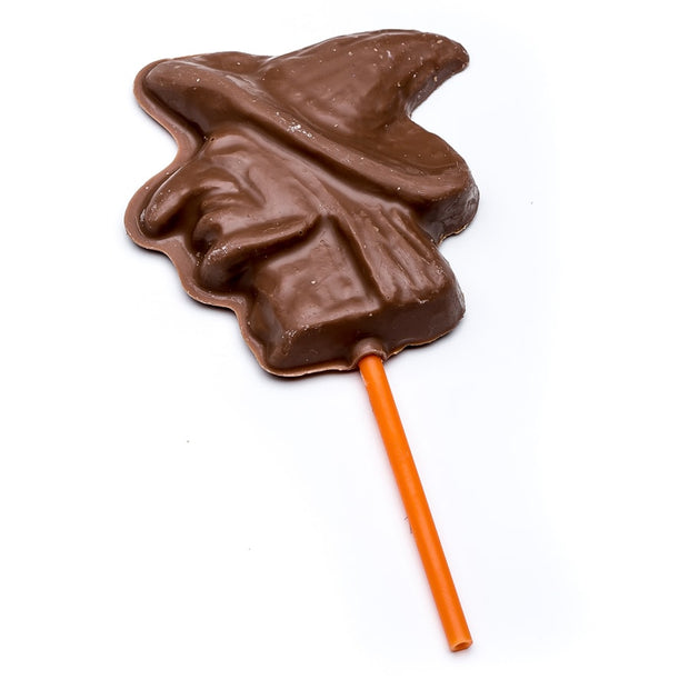 stefanelli's milk chocolate witch lollipop